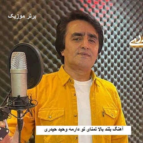 دانلود آهنگ بلند بالا تمنای تو دارمه وحید حیدری