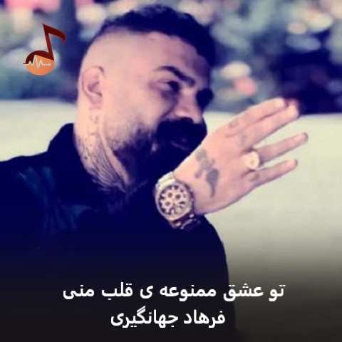 دانلود آهنگ تو عشق ممنوعه ی قلب منی فرهاد جهانگیری