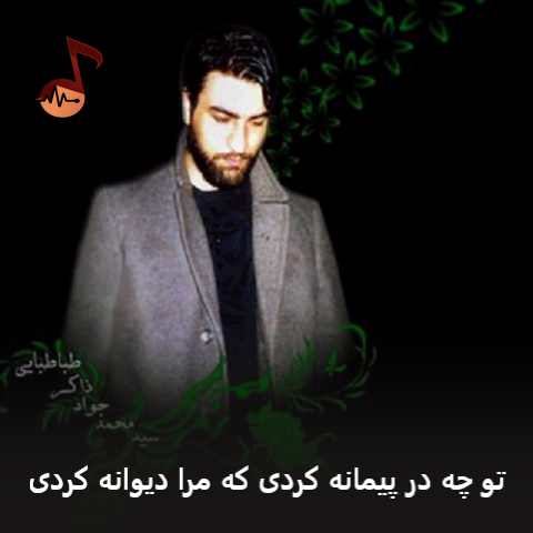 دانلود مداحی تو چه در پیمانه کردی که مرا دیوانه کردی سید جواد ذاکر