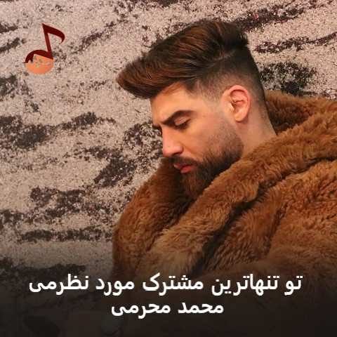دانلود آهنگ تو تنهاترین مشترک مورد نظرمی محمد محرمی