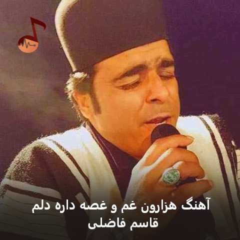 دانلود آهنگ هزارون غم و غصه داره دلم قاسم فاضلی