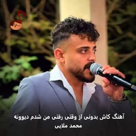 دانلود آهنگ کاش بدونی از وقتی رفتی من شدم دیوونه از محمد ملایی