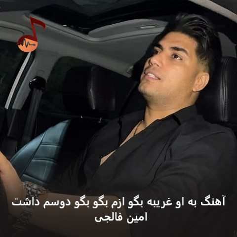 دانلود آهنگ به او غریبه بگو ازم بگو بگو دوسم داشت از امین فالجی