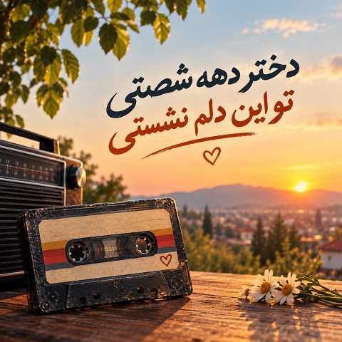 دانلود آهنگ دختر دهه شصتی تو این دلم نشستی ریمیکس شاد