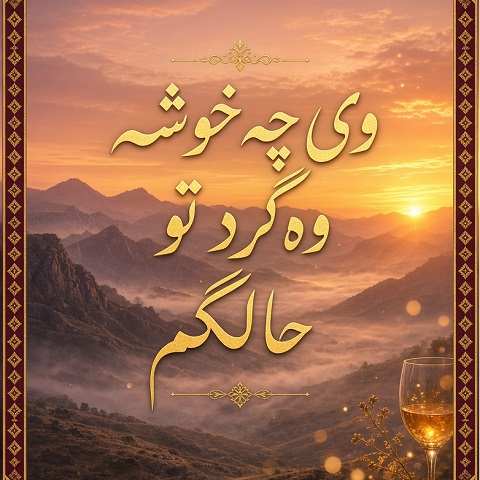 دانلود آهنگ وی چه خوشه وگرد تو حالگم